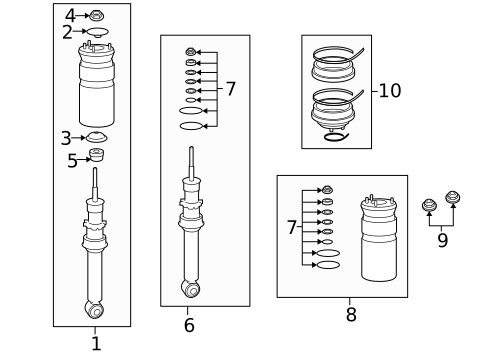 Shocks & Components for 2013 Land Rover LR4 #0