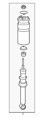 LR032646 - : Shock Assembly for Land-Rover Image