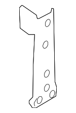 68170JM00A - Body: Reinforce Bar Stay for Nissan: Rogue, Rogue Select Image