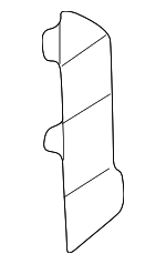 51438257863 - Body: Rear Pillar Trim Cover for BMW: X5 Image