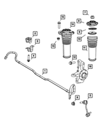 68080150AA - Front Suspension: Front Sway Bar for Mopar Image