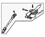 488105EE0A - Steering: Steering Column for Nissan: Kicks, Kicks Play, Versa Image