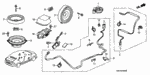 91507SAA003 - Electrical/Exhaust/Heater/Fuel: CLIP, WIRE HARNESS (70MM) (NATURAL) for Honda Image