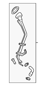 172204FU0A - Fuel System: Filler Pipe for Nissan: Sentra Image
