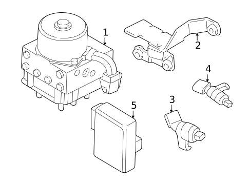 ABS Components for 2003 Volkswagen Jetta #0