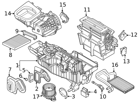Condenser, Compressor & Lines for 2016 Ford Police Interceptor Utility #6