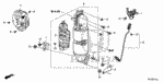 9000459B003 - Engine: BOLT, FLANGE (10X30) for Honda Image