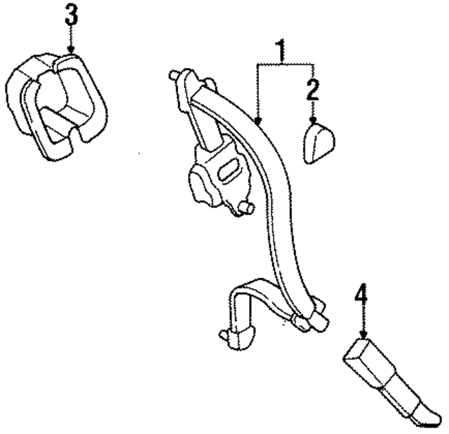 4868SX0A05ZB - : Lap &amp; Shoulder Belt for Honda Image