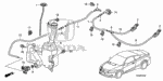 76837TA5A01 - Electrical/Exhaust/Heater/Fuel: TUBE (4X7X440) for Honda Image