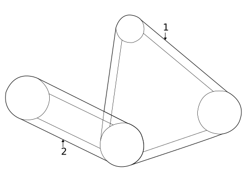 Belts & Pulleys for 2001 Toyota Avalon #0