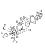 6BD55XR4AA - : Floor Console Base for Mopar Image