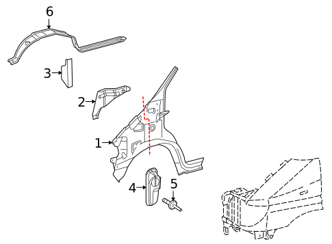 Inner Components for 2003 Dodge Sprinter 2500 #0