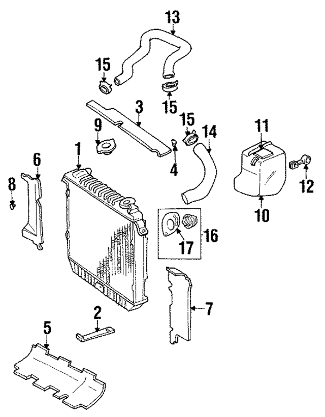 52079682AF - Cooling System: Radiator for Mopar Image