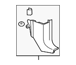 96836403 - Body: Kick Panel Trim for GM Image