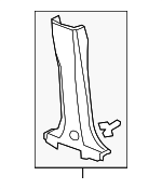 25900349 - Body: Lower Center Pillar Trim for GM Image