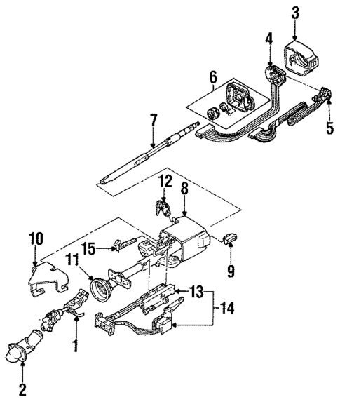 Ignition Lock for 1993 Pontiac Grand Prix #0