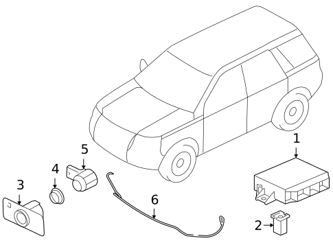 Parking Aid for 2009 Land Rover LR2 #0