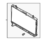 1770085Z20 - Cooling System: Radiator Assembly for Suzuki Image