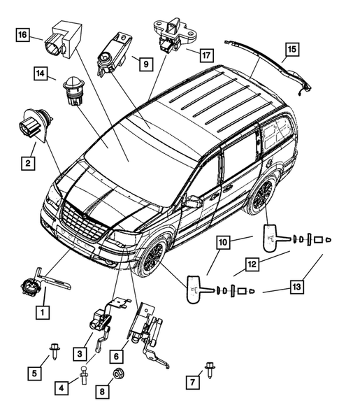 Sensors for 2009 Dodge Grand Caravan #0