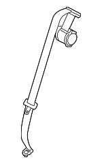 88854W371P - : Seat Belt, 2ND Seat, Otr  for Mitsubishi: Outlander, Outlander PHEV Image