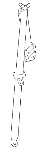 88845W361P - : Seat Belt, 2ND Seat Pre- for Mitsubishi: Outlander, Outlander PHEV Image