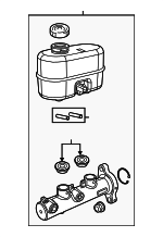 68386723AA - Body: Master Cylinder for Ram: 2500, 3500 Image