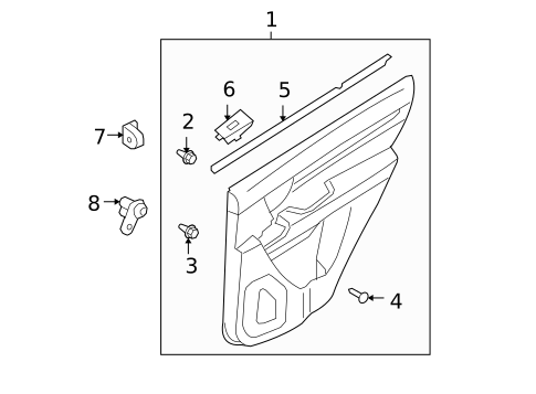 Switches for 2009 Hyundai Santa Fe #2