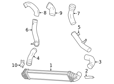 Intercooler for 2011 Volvo XC70 #0