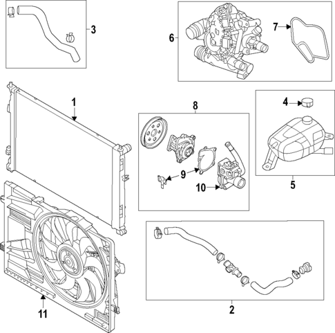 Water Pump for 2023 Hyundai Santa Fe #2