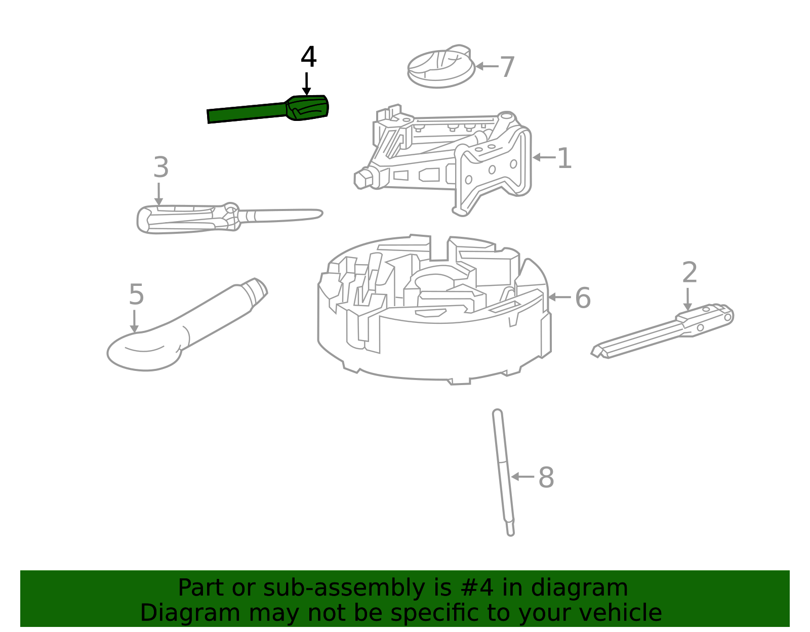 2017-2020 Buick Spare Wheel Stowage Bolt Extension 11547559 GM ...
