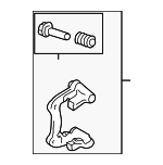 8E0615425G - Brakes: Caliper Mount for Audi Image