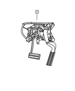 4721621AC - Service Brakes: Brake Pedal Module for Mopar Image