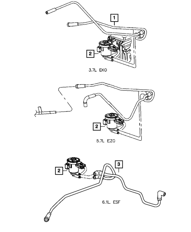 52059606AD - Emission Controls: Proportional Purge Solenoid Harness for Mopar Image