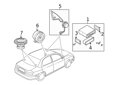 Sound System for 2002 Kia Spectra #0