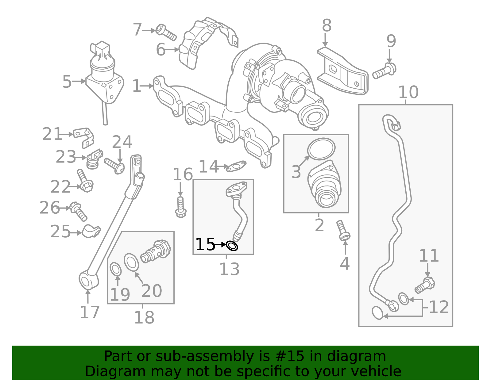 Wht001965 WHT-001-965 - Oil Outlet Tube O-Ring Wolfsburg Parts Direct