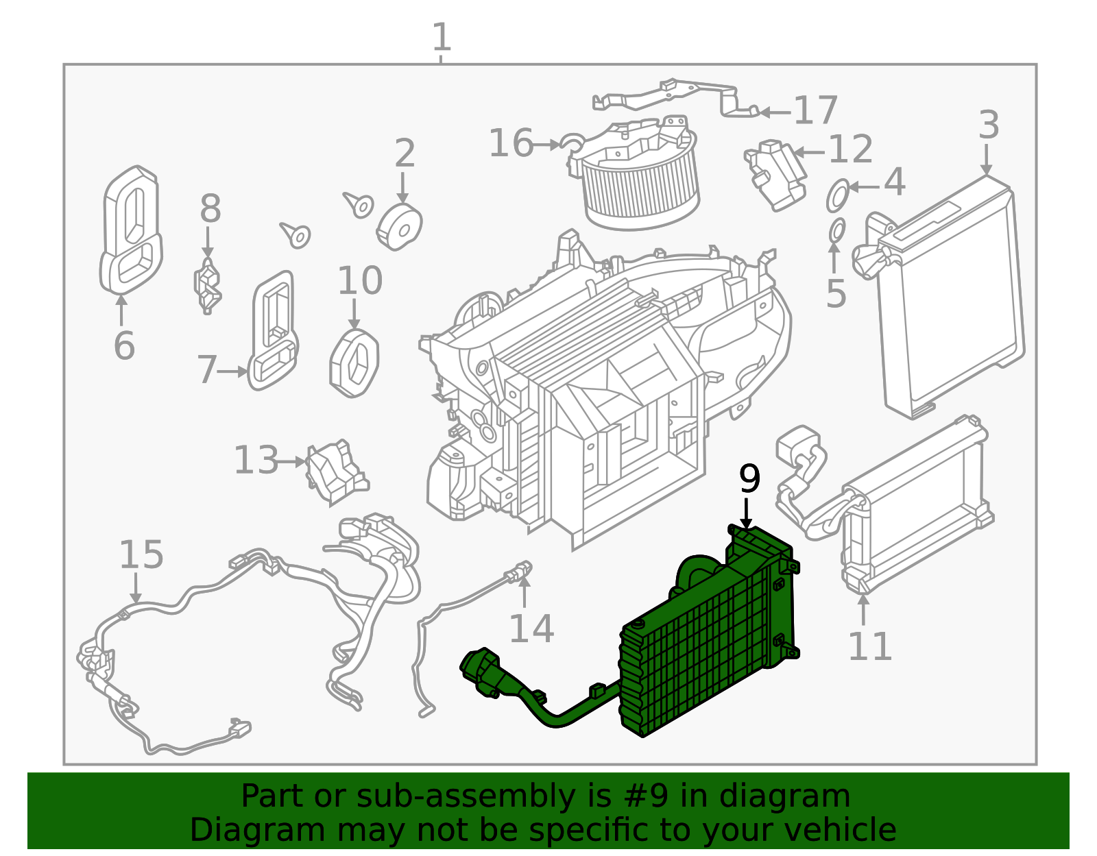 27143-5MP0B - Heater Core 2023-2025 Nissan ARIYA | Official Nissan ...