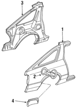 5253544 - Body: Outer Panel for Dodge: Daytona Image