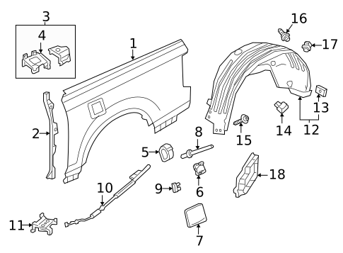 Side Panel & Components for 2023 Honda Ridgeline #0