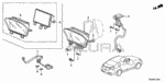 90140SDAA00 - Electrical/Exhaust/Heater/Fuel: BOLT-WASHER (5X19) for Acura Image