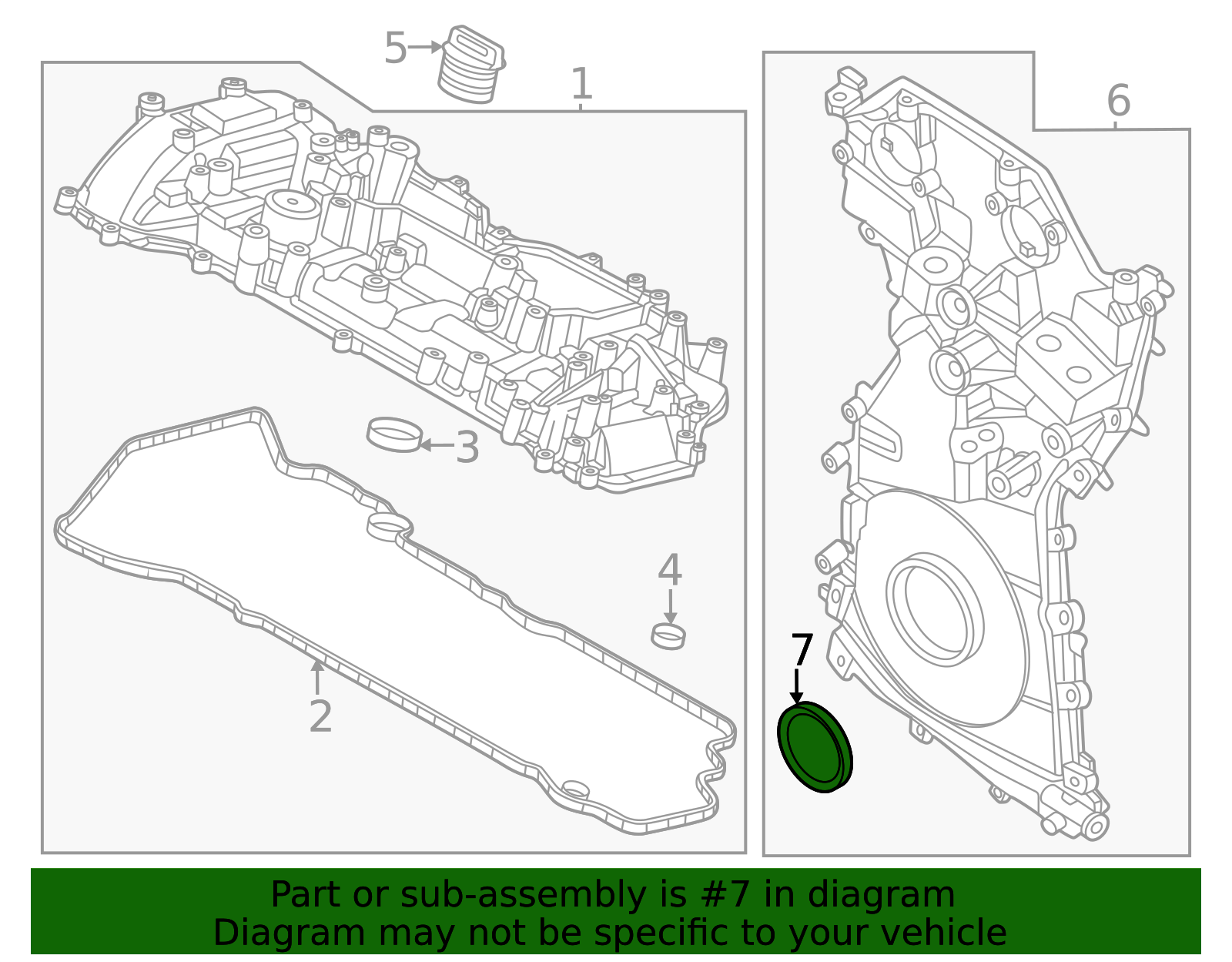 2018-2026 Ford Front Crank Seal MD8Z-6700-A | TascaParts.com