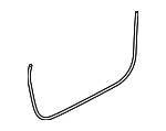 11A837701A - Body: Door Weather-strip for Audi Image