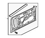 4K8831051B - Body: Door Shell for Audi Image