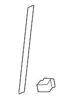 4K8837151 - Body: Weather-strip On Body Bracket for Audi Image