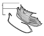 5310207070 - : Grille Assembly for Toyota Image