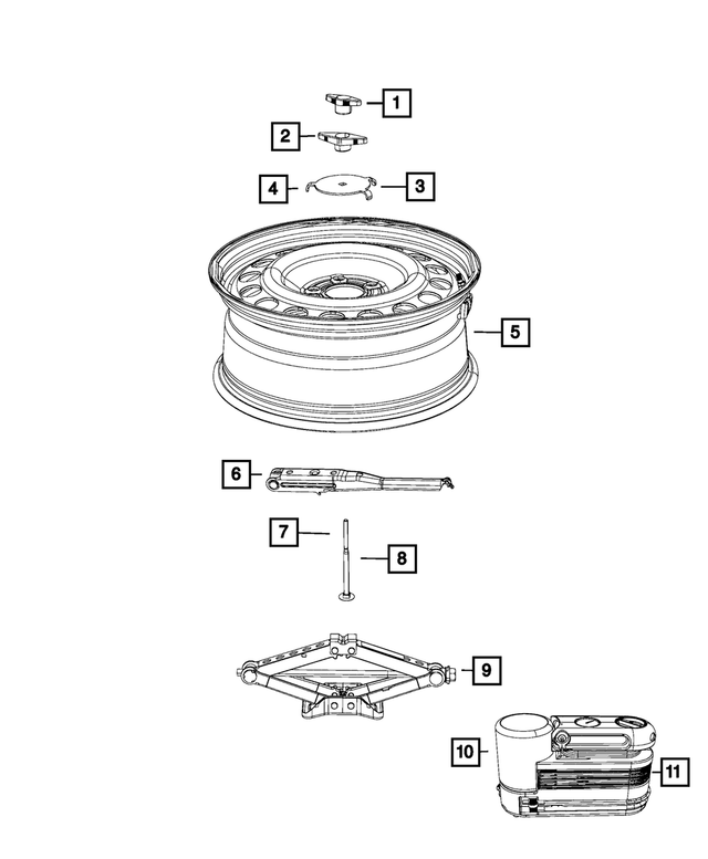 6509327AA - Wheels: Wing Nut for Mopar Image