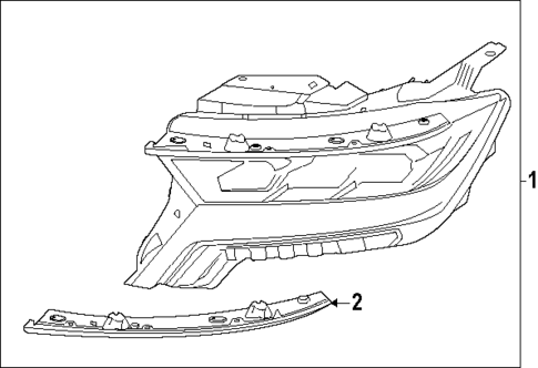 Headlamp Components for 2024 Kia Sorento #1