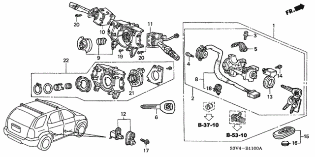 Combination Switch for 2002 Acura MDX #0