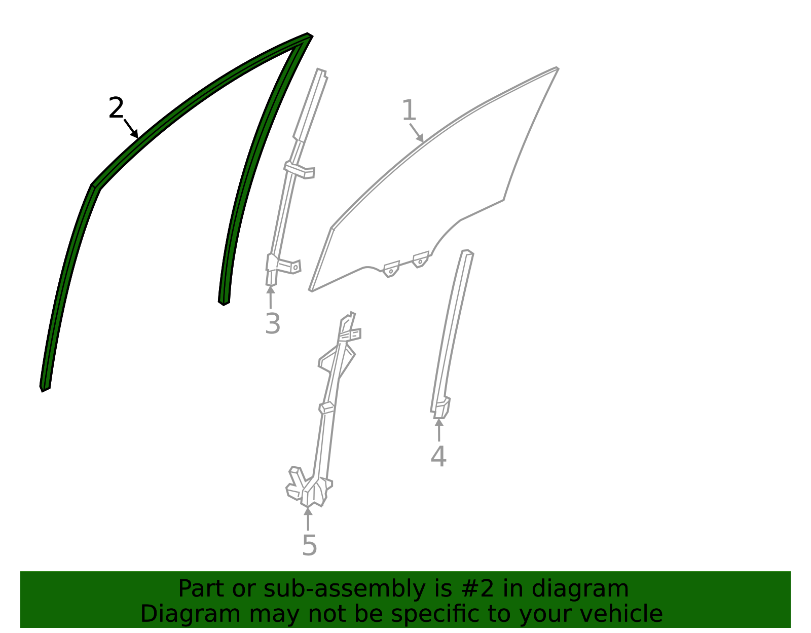 2022-2025 Acura MDX Run Channel 72275-TYA-A01 | OEM Parts Online