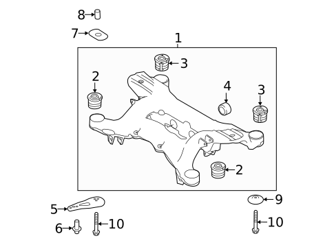 Suspension Mounting for 2021 Land Rover Range Rover Sport #0
