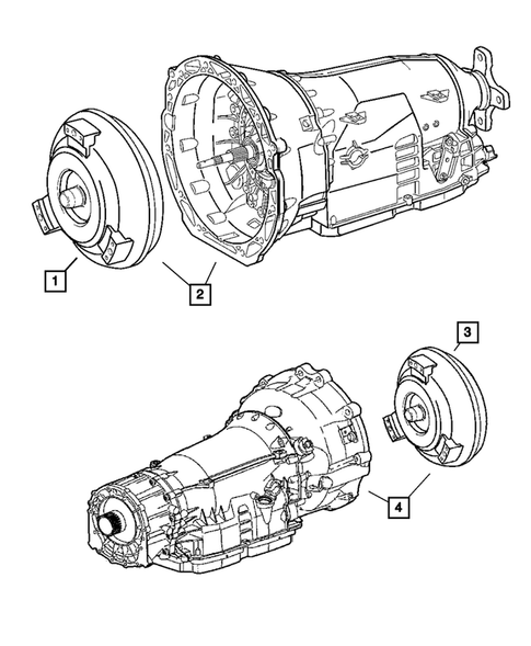 Transmission Assembly for 2007 Jeep Commander #0